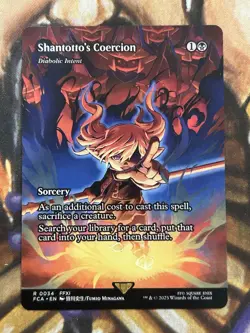 Shantotto's Coercion Diabolic Intent (Borderless) #34 Final Fantasy Regular - NM - Image 1