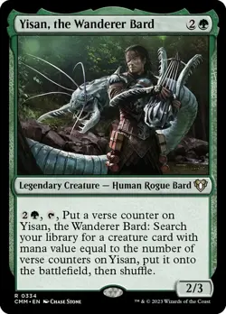 Near Mint, English - 4 x MTG Yisan, the Wanderer Bard Commander Masters - Image 1