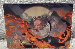 MTG: AVATAR Iroh, Grand Lotus - Art Series 47/54 Gold Signature Stamped - Image 1