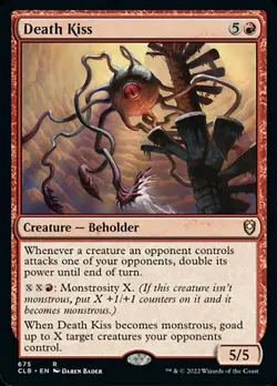 Near Mint, English - 1 x MTG Death Kiss Commander Legends: Battle for Baldur's G - Image 1