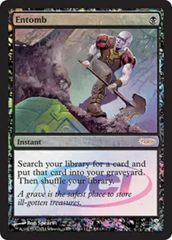 Near Mint, English - 1 x MTG Entomb - Judge Foil Promotional - Image 1