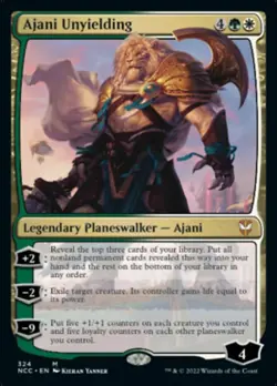 Near Mint, English - 2 x MTG Ajani Unyielding Commander: Streets of New Capenna - Image 1