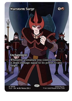 Warstorm Surge - Borderless Avatar MTG - Image 1