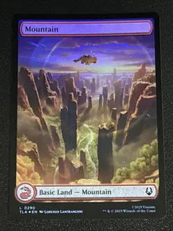 MTG Avatar: The Last Airbender Mountain Foil 0290 NM - Image 1