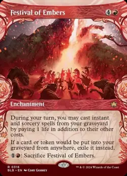 Near Mint, English - 2 x MTG Festival of Embers - Showcase Bloomburrow - Image 1