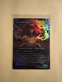 MTG The Rise of Sozin TLA 0356 M NM Borderless FOIL - Image 5