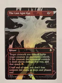The Last Agni Kai R0314 foil (Borderless) Avatar Magic the Gathering NM - Image 1