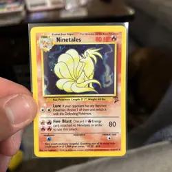 Ninetales 13/130 Holo Rare Pokemon TCG Card Base Set 2 - Image 1