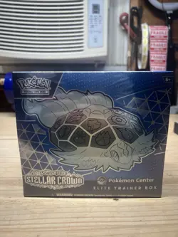 Pokemon TCG Stellar Crown Pokemon Center Elite Trainer Box ETB - NEW IN-HAND - Image 1