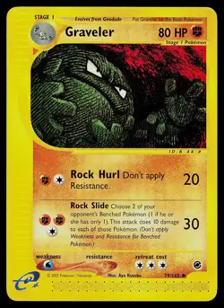 Pokemon Card - Graveler Expedition 79/165 Uncommon - Image 1
