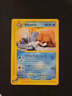 Pokemon Card - Piloswine Skyridge 24/144 Rare Non Holo - Image 1