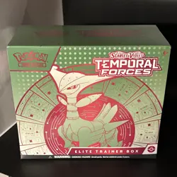 Pokemon Temporal Forces Elite Trainer Box ETB - Factory Sealed Iron Leaves Art - Image 1