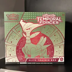 Pokemon Temporal Forces Elite Trainer Box ETB - Factory Sealed Iron Leaves Art - Image 2