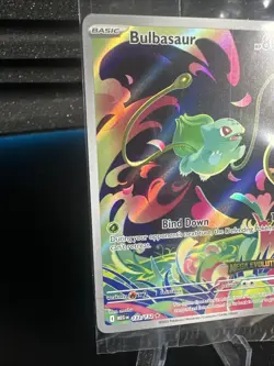 Bulbasaur Mega Evolution 133/132 Black Star Promo Stamped Pokemon TCG ?? - Image 2