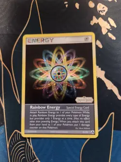 Rainbow Energy 81/92 Legend Maker Reverse Holo Pokemon Trading Card Game - Image 1