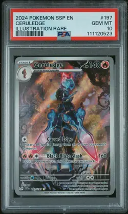 Pokemon TCG: Surging Sparks - Ceruledge 197/191 PSA 10 - Image 1