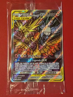 Pokemon TCG - Moltres Zapdos Articuno GX - SM210 *SEALED* - Black Star Promo - Image 1