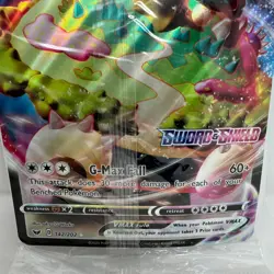 Pokemon TCG Jumbo Snorlax VMAX 142/202 Stamped Promo Sword & Shield #ML - Image 3