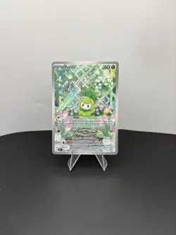 Petilil 091/086 Pokemon Black Bolt Illustration Near Mint NM - Image 1
