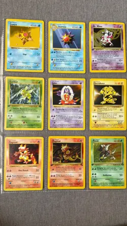 REVISEOriginal Pokemon Cards, Base Jungle Fossil Complete Set W/ Shadowless/HOLO - Image 2