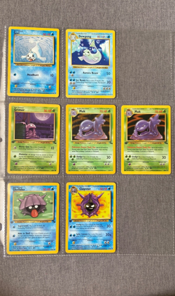 REVISEOriginal Pokemon Cards, Base Jungle Fossil Complete Set W/ Shadowless/HOLO - Image 3