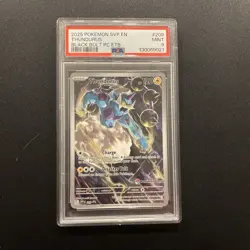Pokemon Center Thundurus 209 Black Bolt Stamped PSA 9 Mint English - Image 1