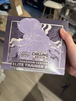 Pokemon TCG Sword & Shield Chilling Reign POKEMON CENTER ETB! FACTORY SEALED! - Image 1