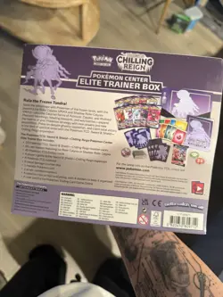 Pokemon TCG Sword & Shield Chilling Reign POKEMON CENTER ETB! FACTORY SEALED! - Image 2