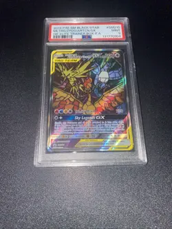 Pokemon TCG Moltres Zapdos Articuno GX SM210 Hidden Fate Promo PSA 9 - Image 2