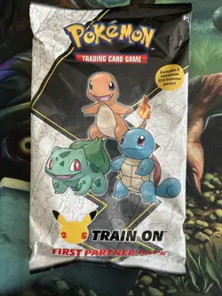 Brand New Sealed Pokemon 25th Train On First Partner Pack x1 820650809682 - Image 1