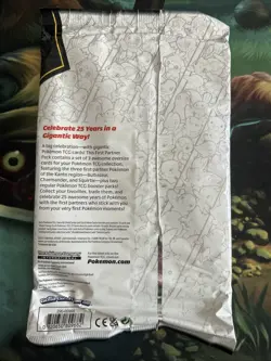 Brand New Sealed Pokemon 25th Train On First Partner Pack x1 820650809682 - Image 2