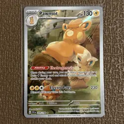 Pawmot Illustration Rare SV01: Scarlet & Violet Base Set 209/198 NM Mint Pokemon - Image 1