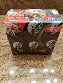 BLACK FRIDAY DEALS Pokemon Mega Evolution Enhanced Booster Box Factory Sealed - Image 1