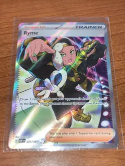 Pokemon TCG Obsidian Flames Ryme 221/197 Ultra Rare Full Art Holo - Image 1