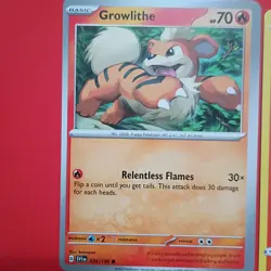 x18 Growlithe Arcanine pokemon cards mixed lot collection Fire & Rock type. - Image 2
