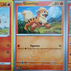 x18 Growlithe Arcanine pokemon cards mixed lot collection Fire & Rock type. - Image 4