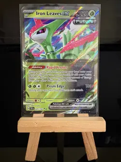 IRON LEAVES EX - 25/162 Temporal Forces NM - Double Rare - Pokemon TCG Card - Image 1