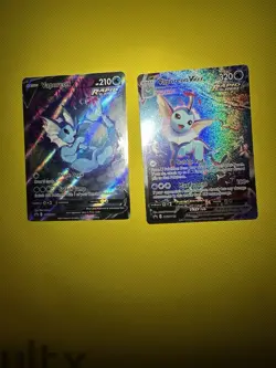 Vaporeon V & VMAX SWSH181 & SWSH182 Sword & Shield Promo Cards - Image 2