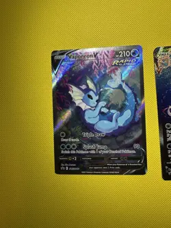 Vaporeon V & VMAX SWSH181 & SWSH182 Sword & Shield Promo Cards - Image 3