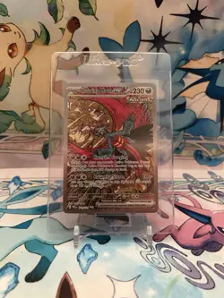 Pokemon TCG Prismatic Evolutions Roaring Moon EX Card 162/131 Sir Mint Holo - Image 1
