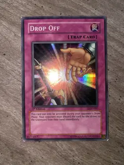 Yu-Gi-Oh! TCG Drop Off Legacy of Darkness 1st Edition Super Rare Card LOD-097 - Image 2