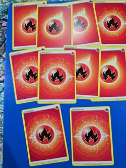 Pokemon TCG Basic Fire Energy Card Lot - Qty 10 - Image 4