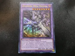 Azamina Moa Regina ROTA-EN033 Ultra Rare 1st Edition Yugioh Card NM - Image 1