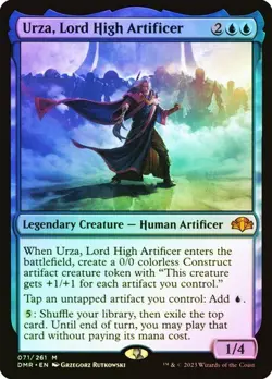 Urza, Lord High Artificer *Foil* - DMR - NM - Magic The Gathering - MTG - Image 1