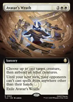 Avatar's Wrath * Extended Art FOIL * - TLA Avatar: The Last Airbender - NM/MINT - Image 1