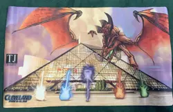 Magic the Gathering Play Mat March 2015 Cleveland Rock and Roll Hall of Fame MTG - Image 1