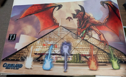 Magic the Gathering Play Mat March 2015 Cleveland Rock and Roll Hall of Fame MTG - Image 2