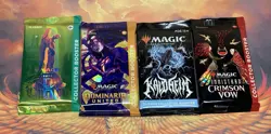 Magic the Gathering Collector Booster Mixed 4 Pack Lot - New Sealed - Image 1