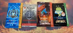 Magic The Gathering Collector Booster Mixed 4 Pack Lot - Image 1