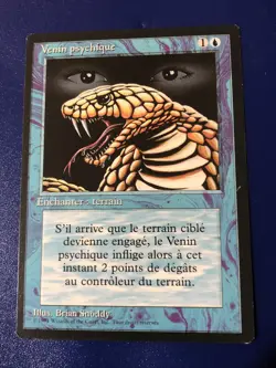Psychic Venom X1 French Black Border 1994 NM Condition See Pics Front/back - Image 1